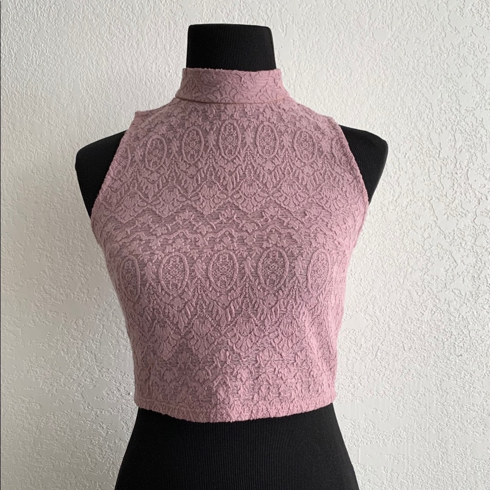 Dusty Lavender Crop Top